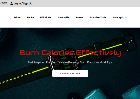 Fitness Technology eCommerce Website in Lebanon