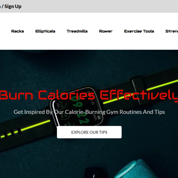 Fitness Technology eCommerce Website in Lebanon